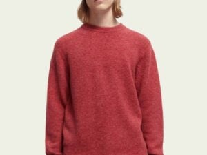 Scotch & Soda 169254: Knit crewneck sweater Cayenne Melange