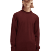 Scotch & Soda 169251 : Merino wool crewneck sweater Bordeaux Melange