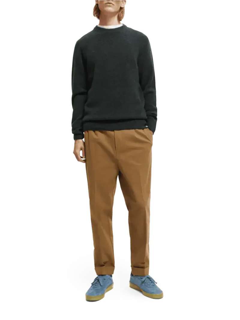 Scotch & Soda 169254: Knit crewneck sweater Space Green Melange