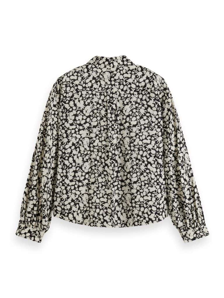 Scotch & Soda 176318: Allover printed balloon sleeve shirt - Image 4
