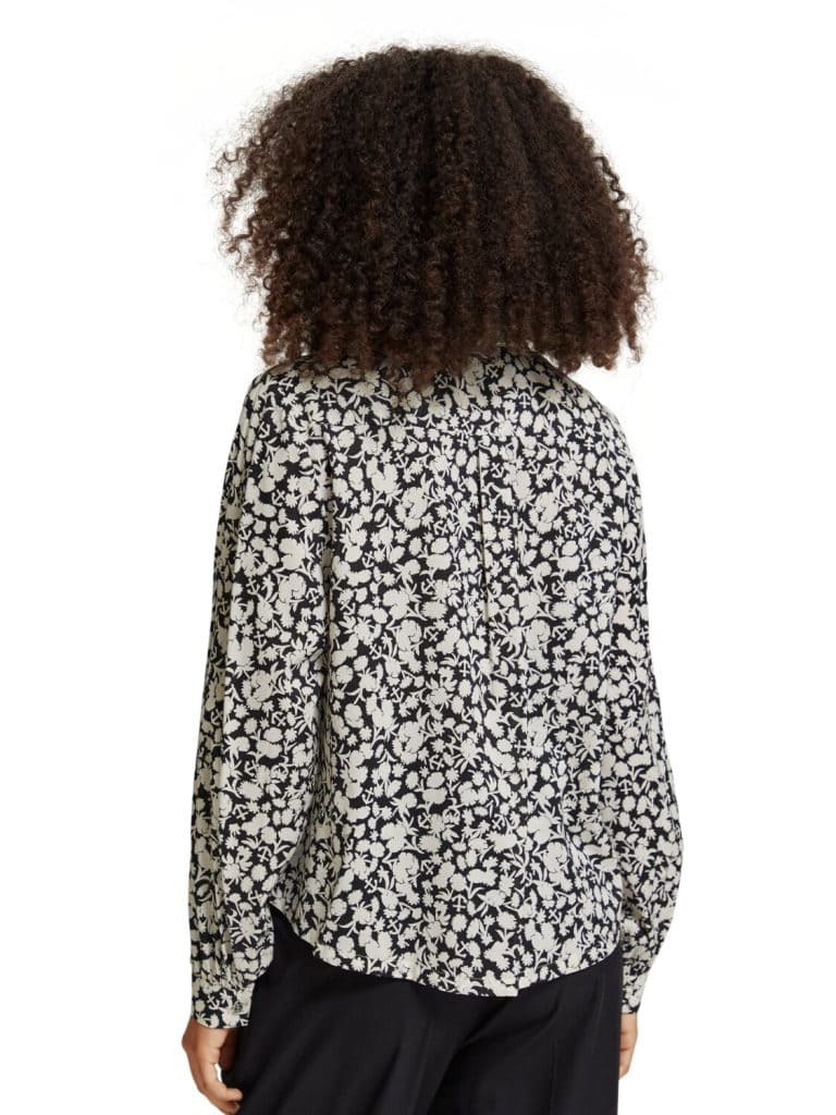 Scotch & Soda 176318: Allover printed balloon sleeve shirt - Image 3