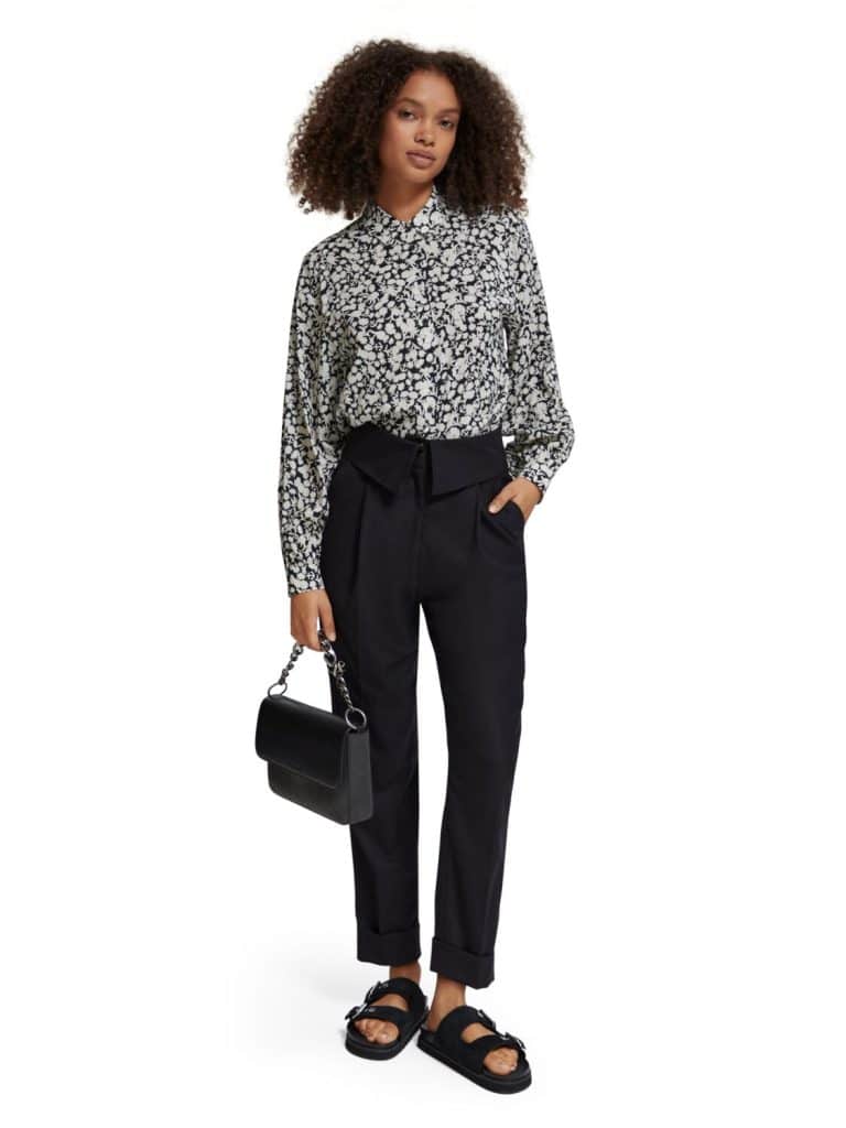 Scotch & Soda 176318: Allover printed balloon sleeve shirt - Image 6