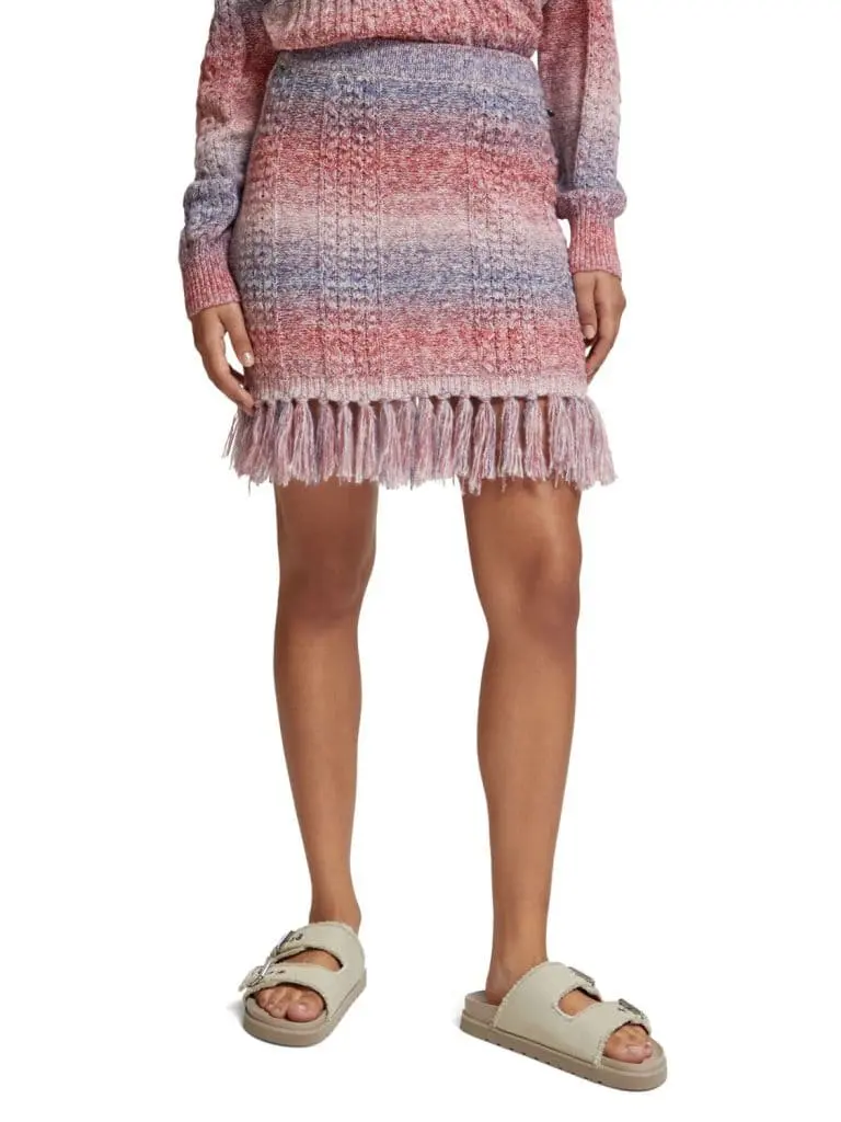 Scotch & Soda 176968 : Space Dye Knitted Skirt