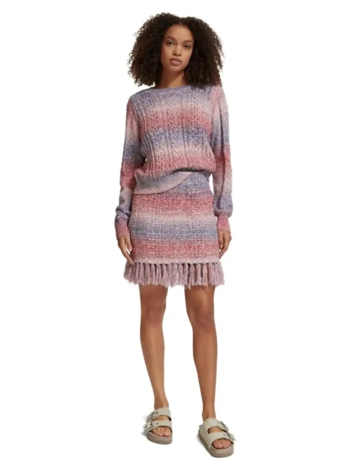 Scotch & Soda 176968 : Space Dye Knitted Skirt - Image 4