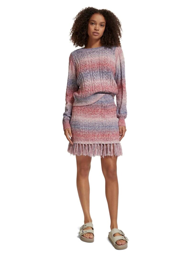 Scotch & Soda 176968 : Space Dye Knitted Skirt - Image 4