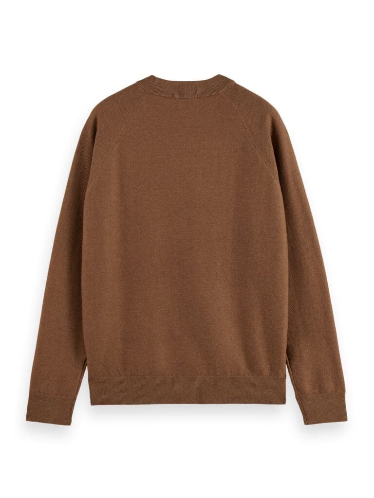 Scotch & Soda 164010 :  Structured raglan-sleeved sweater - Image 2