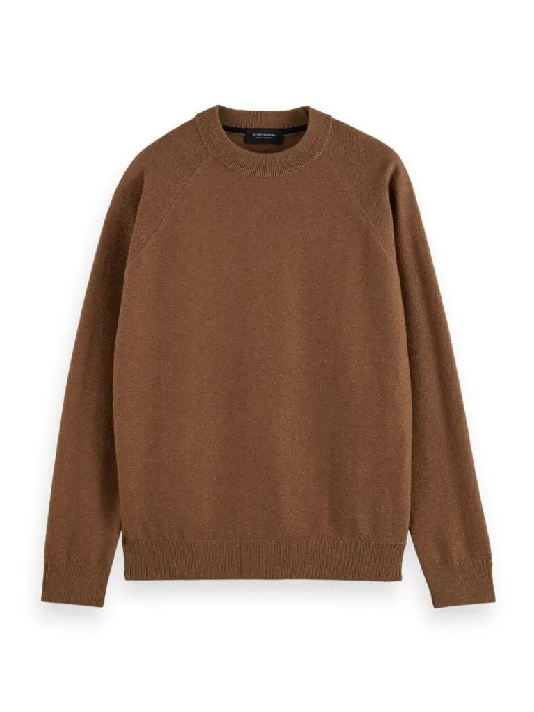 Scotch & Soda 164010 :  Structured raglan-sleeved sweater