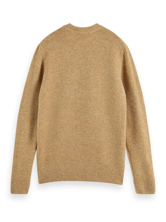 Scotch & Soda 169254: Knit crewneck sweater Sand Melange - Image 4