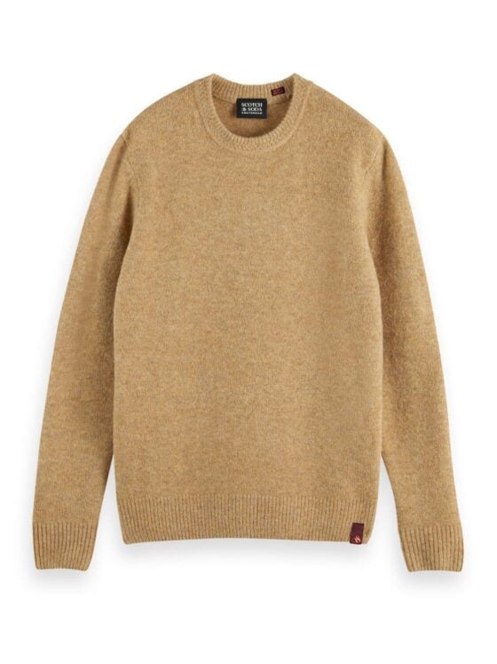 Scotch & Soda 169254: Knit crewneck sweater Sand Melange - Image 2