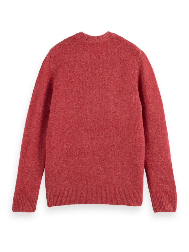 Scotch & Soda 169254: Knit crewneck sweater Cayenne Melange - Image 5