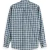 Scotch & Soda 172942 Regular fit checked shirt, Blue check - Image 6