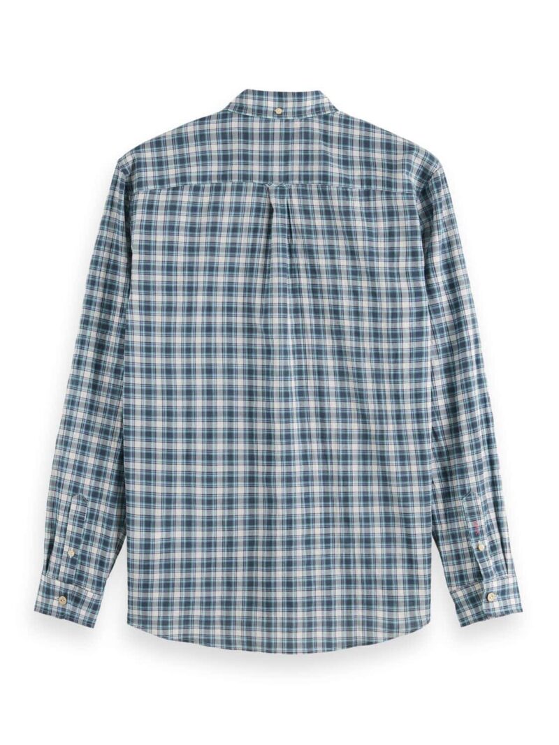 Scotch & Soda 172942: Regular fit checked shirt, Blue check - Image 6