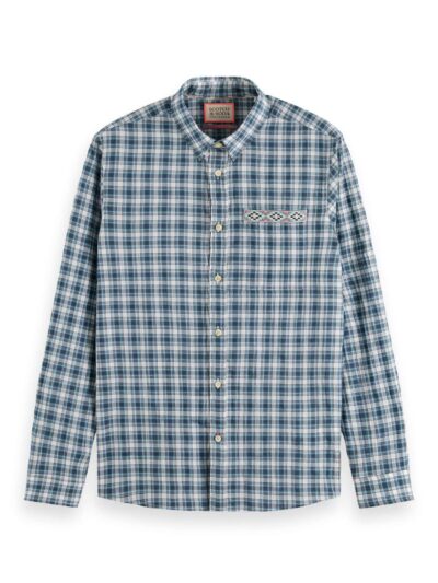 Alternative view of Scotch & Soda 172942: Regular fit checked shirt, Blue check