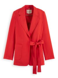 Scotch & Soda 174128 : Wrap linen blazer