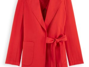 Scotch & Soda 174128 : Wrap linen blazer
