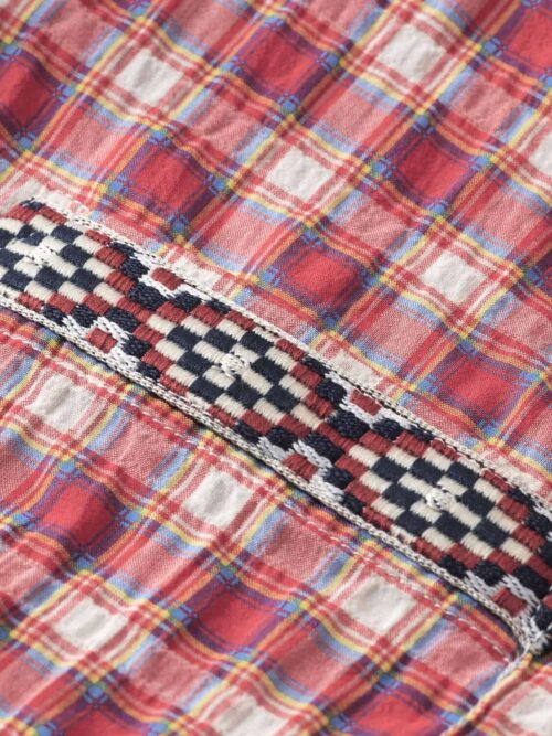 Scotch & Soda 172942: Regular fit checked shirt, Red check - Image 5