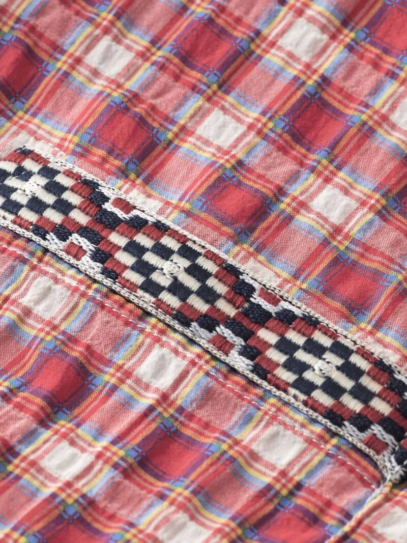 Scotch & Soda 172942: Regular fit checked shirt, Red check - Image 5