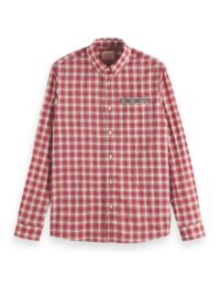 Alternative view of Scotch & Soda 172942: Regular fit checked shirt, Red check