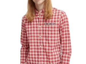 Scotch & Soda 172942: Regular fit checked shirt, Red check