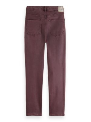 Scotch & Soda 174738 : High Five Slim Jeans Coated colours -Bordeaux image1
