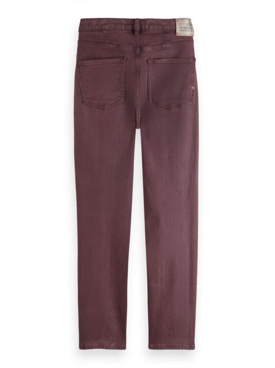 Scotch & Soda 174738 : High Five Slim Jeans Coated colours -Bordeaux - Image 3