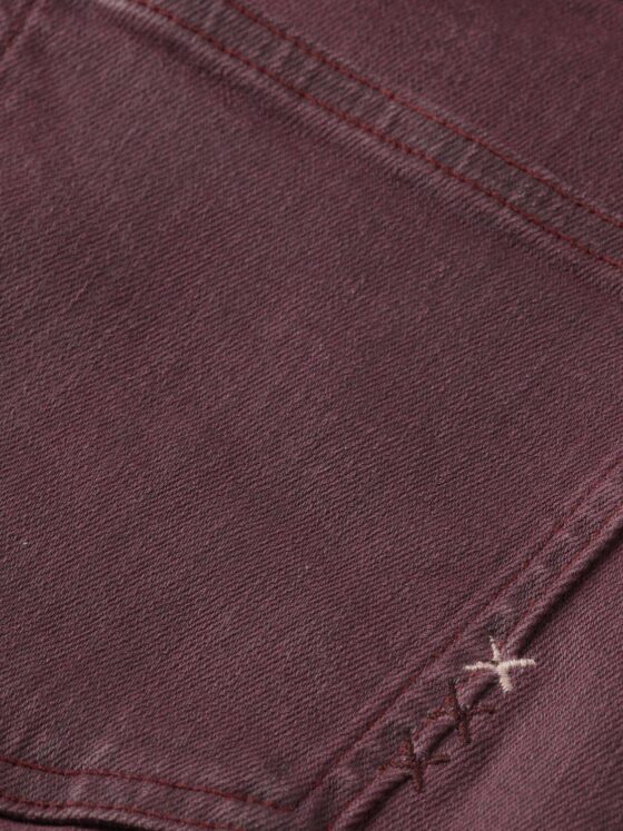 Scotch & Soda 174738 : High Five Slim Jeans Coated colours -Bordeaux - Image 2
