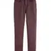 Scotch & Soda 174738 : High Five Slim Jeans Coated colours -Bordeaux