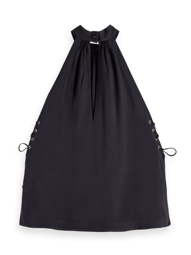 Scotch & Soda 177547: Halter neck top with criss cross detail - Image 3