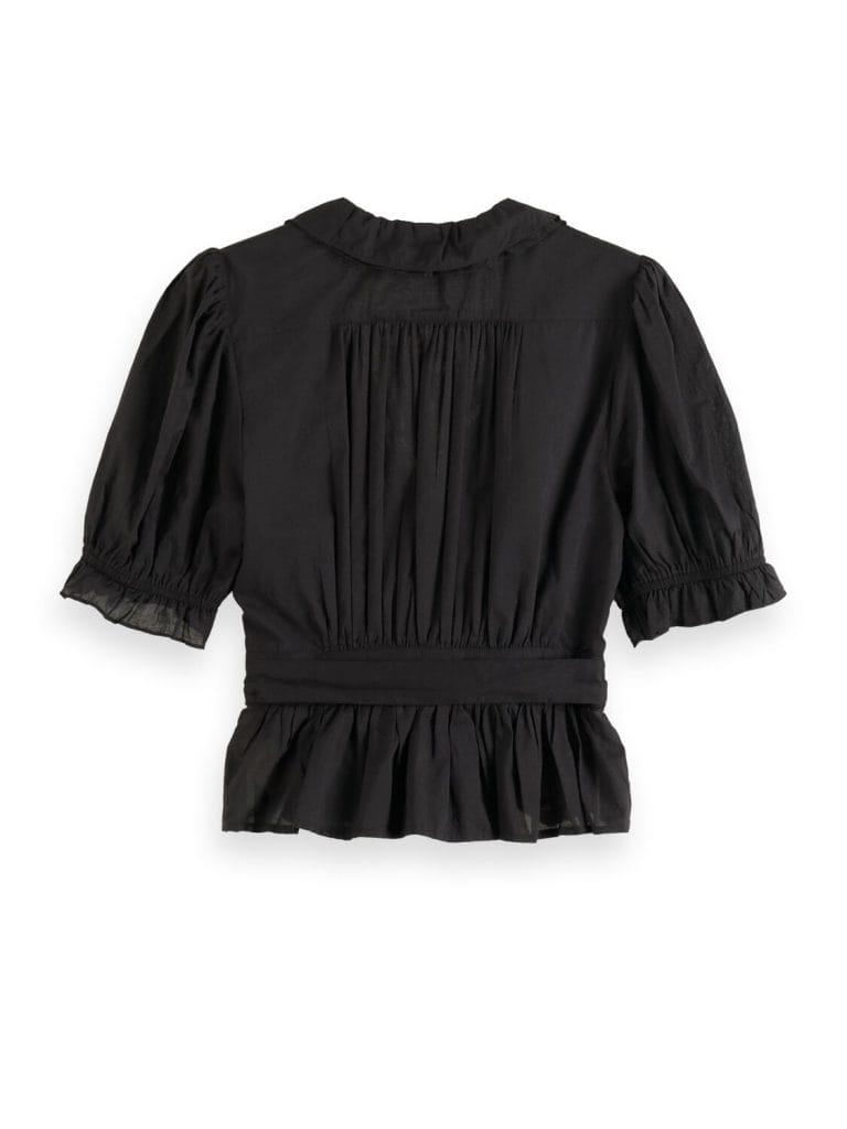 Scotch & Soda 176333: Wrap top with ruffle deail - Image 2