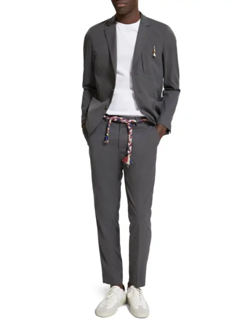 Scotch & Soda 175435 : Slim tapered viscose blend chino - Image 6