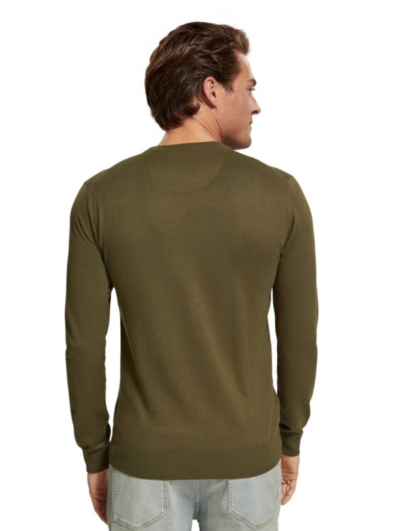 Scotch & Soda 175510 : Regular fit essentials crew neck Algae - Image 4