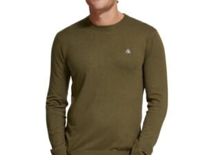 Scotch & Soda 175510 : Regular fit essentials crew neck Algae