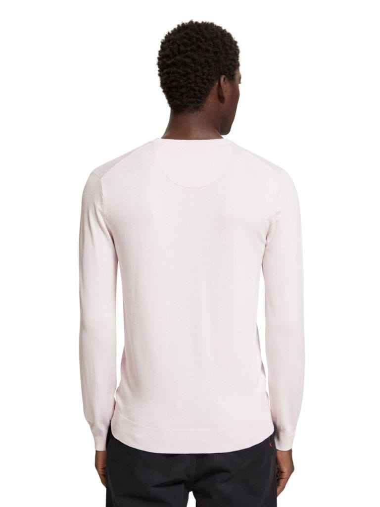 Scotch & Soda 175510 : Regular fit essentials crew neck Sea Flower - Image 3