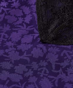 Alternative view of Scotch & Soda 176270: Camisole with black lace detail Aubergine