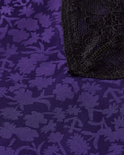 Alternative view of Scotch & Soda 176270: Camisole with black lace detail Aubergine