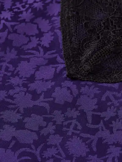 Alternative view of Scotch & Soda 176270: Camisole with black lace detail Aubergine