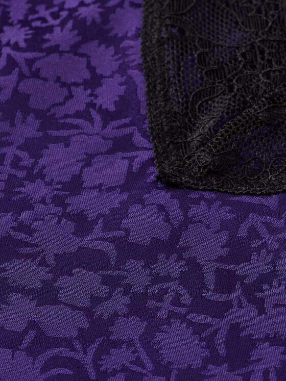 Scotch & Soda 176270: Camisole with black lace detail Aubergine - Image 2