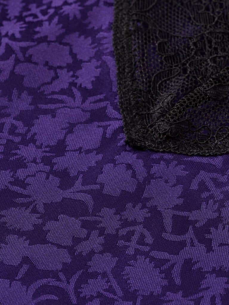 Scotch & Soda 176270: Camisole with black lace detail Aubergine - Image 2
