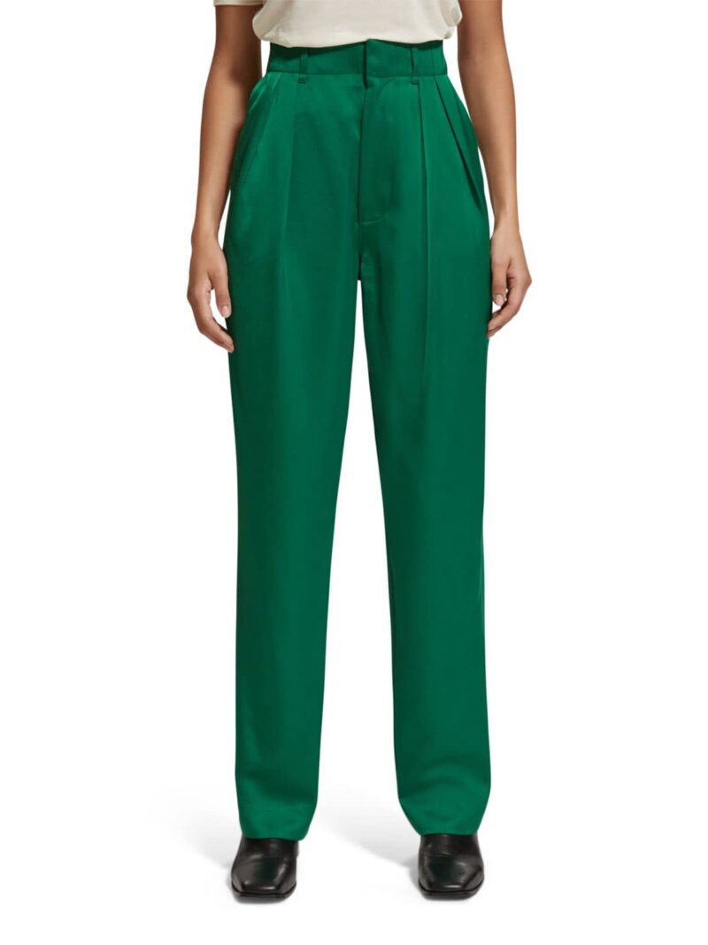 Scotch & Soda 176388 :  High rise relaxed tapered leg , Pine tree