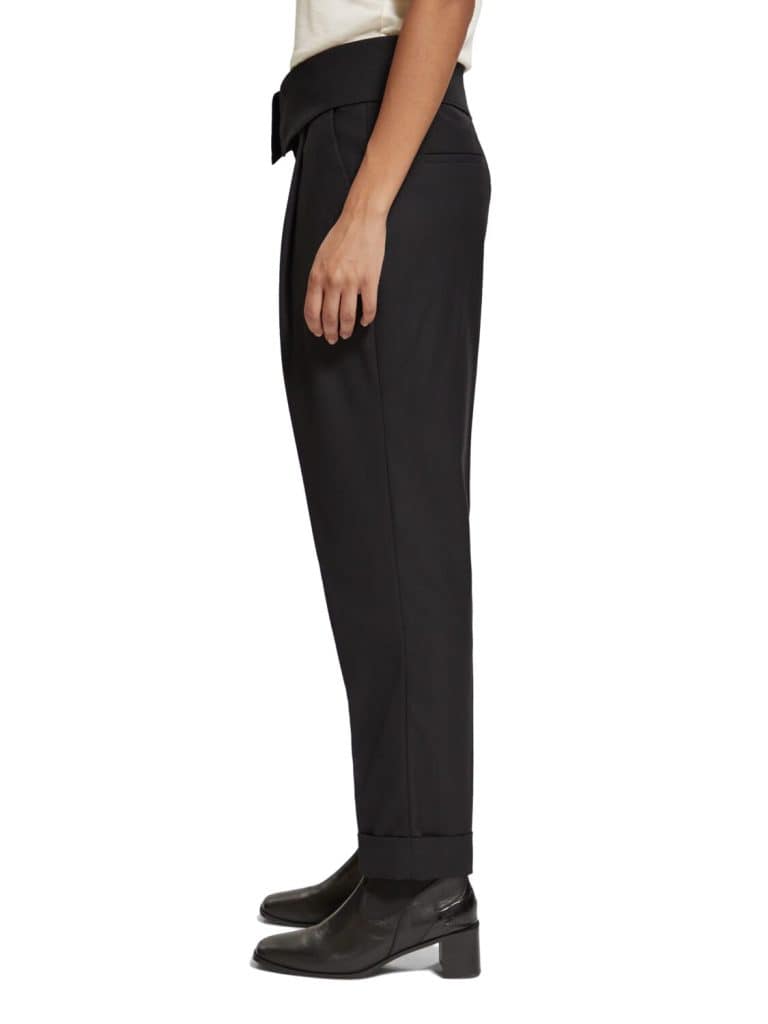 Scotch & Soda 176394 : High rise tailored pants, Evening black - Image 5
