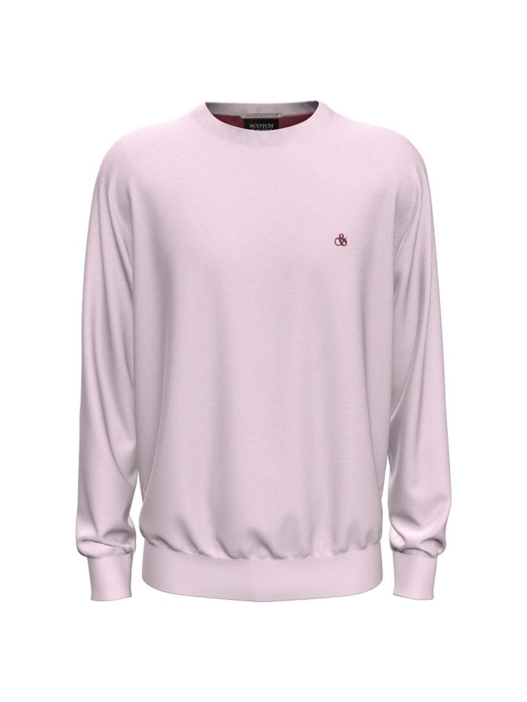 Scotch & Soda 175510 : Regular fit essentials crew neck Sea Flower - Image 2
