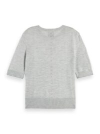 Alternative view of Scotch & Soda 176339 : Short sleeved crewneck pullover, Grey Melange
