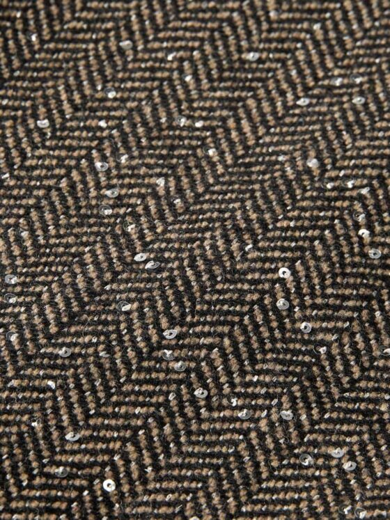 Scotch & Soda 176243  Single breasted herringbone sequin coat - Image 3