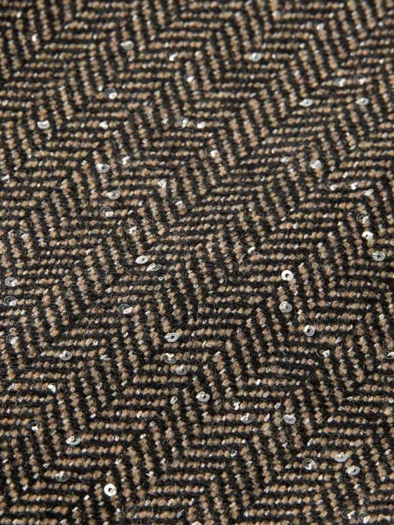 Scotch & Soda 176243  Single breasted herringbone sequin coat - Image 3