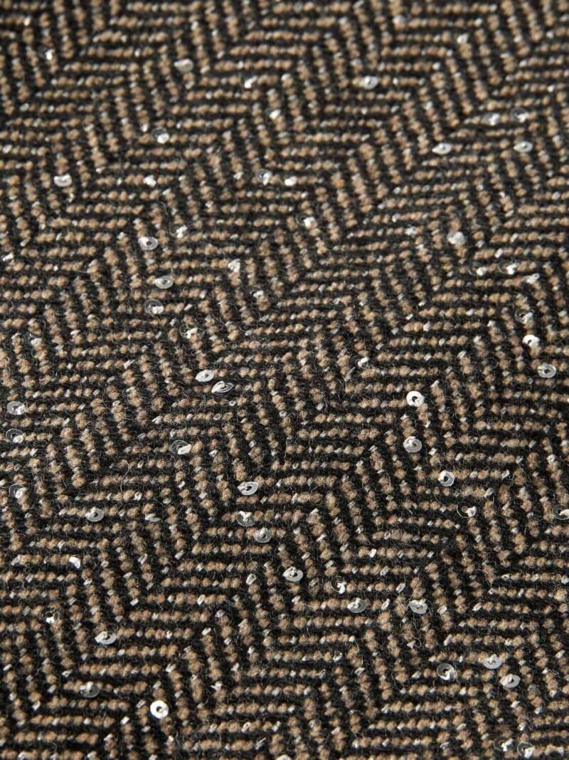 Scotch & Soda 176243  Single breasted herringbone sequin coat - Image 3