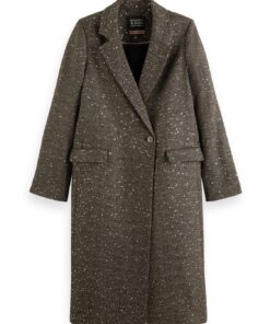Alternative view of Scotch & Soda 176243  Single breasted herringbone sequin coat