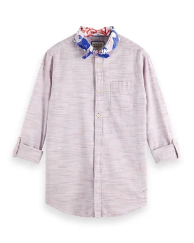 Alternative view of Scotch & Soda 175492 : Regular fit two tone space dye shirt