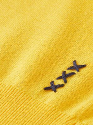 Alternative view of Scotch & Soda 176979 : Linen blend crewneck pullover, Nautical yellow