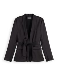 Scotch & Soda 176805 : Satin single breasted Blazer, Evening black