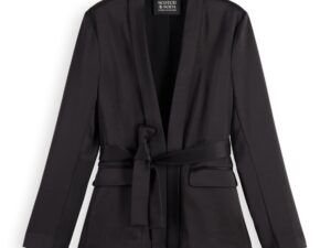 Scotch & Soda 176805 : Satin single breasted Blazer, Evening black